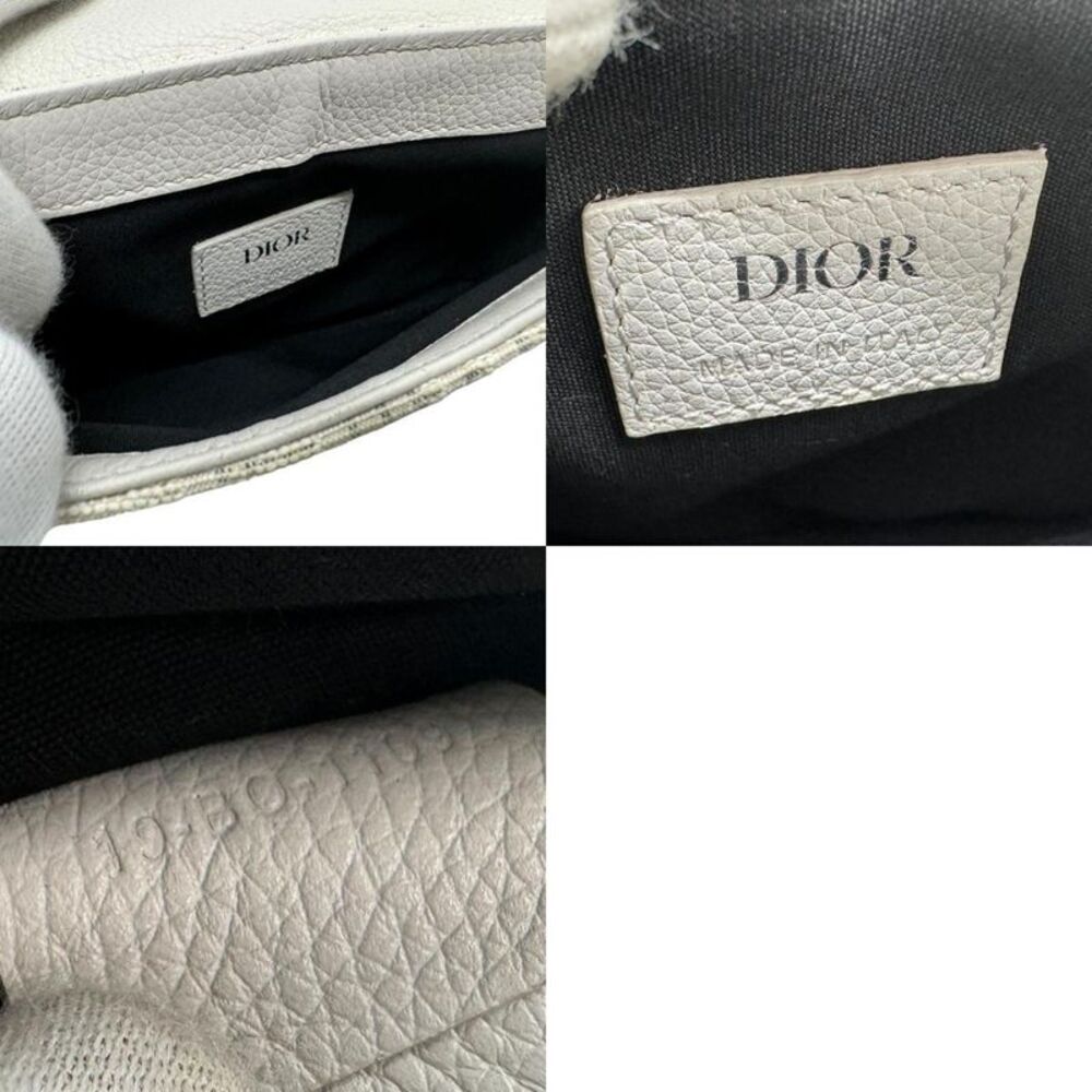 Dior Saddle Beige Canvas Shoulder Bag (Pre-Owned) - Picture 4 of 5